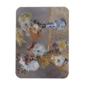 Magnet Flexible Chrysanthèmes par Gustave Caillebotte (Vertical)