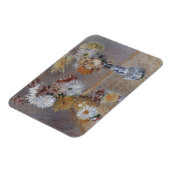 Magnet Flexible Chrysanthèmes par Gustave Caillebotte (Côté Gauche)
