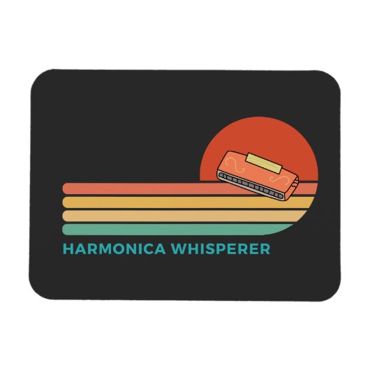 Magnet Flexible chuchoteur d'harmonica (Horizontal)