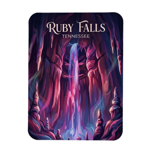 Magnet Flexible Chutes de Ruby Tennessee (Vertical)
