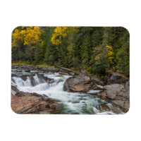 Chutes de Yaak en automne dans le Kootenai Nationa