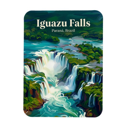Magnet Flexible Chutes d'Iguazu Brésil (Vertical)