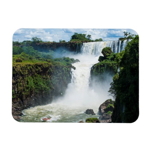 Magnet Flexible Chutes d'Iguazu entourées de jungle (Horizontal)