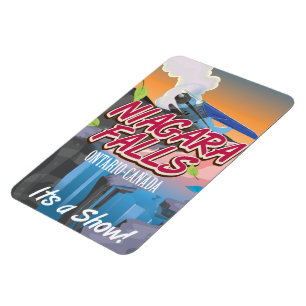 Magnet Flexible Chutes Niagara Ontario Canada affiche de voyage