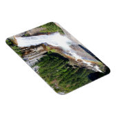 Magnet Flexible Chutes vertes Vue (horizontale) 3"x4" (Côté Droit)