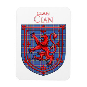 Magnet Flexible Cian de Ely Tartan Scottish Plaid