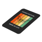 Magnet Flexible Cicada insect lover Custom (Côté Gauche)