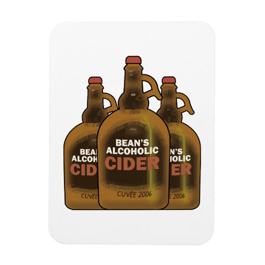 Magnet Flexible Cidre de haricot (Vertical)