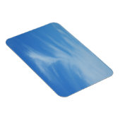 Magnet Flexible Ciel bleu avec nuages blancs Abstrait Nature Photo (Côté Droit)