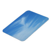 Magnet Flexible Ciel bleu avec nuages blancs Abstrait Nature Photo (Côté Gauche)