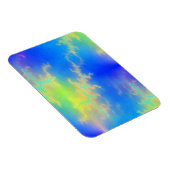 Magnet Flexible Ciel bleu et boulons de foudre jaune doré (Côté Droit)