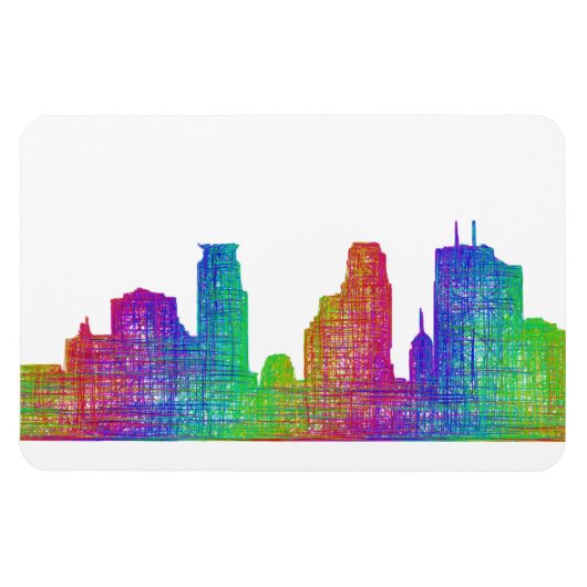 Magnet Flexible Ciel de Minneapolis (Horizontal)