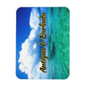 Magnet Flexible Ciel marin d'Antigua-et-Barbuda (Vertical)