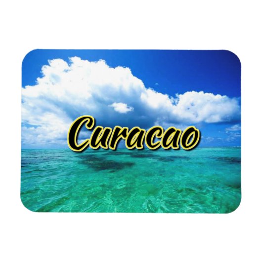 Magnet Flexible Ciel marin de Curaçao (Horizontal)