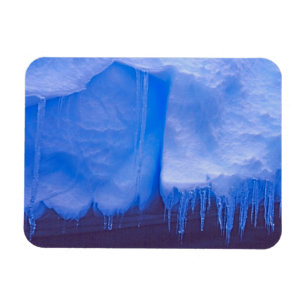 Magnet Flexible Cimetière de glace de Pleneau, Antarctique : Bleu