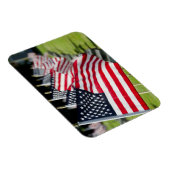 Magnet Flexible Cimetière militaire historique avec des drapeaux a (Côté Droit)