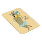 Magnet Flexible Cindy Bear tenant le parasol (Côté Droit)