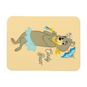 Magnet Flexible Cindy Bear tenant le parasol (Horizontal)