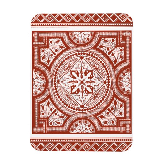 Magnet Flexible Cinnabar Woodblock IV (Vertical)