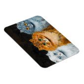 Magnet Flexible Cinq chats de Louis Wain (Côté Droit)