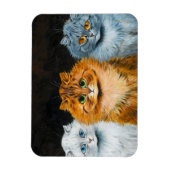 Magnet Flexible Cinq chats de Louis Wain (Vertical)
