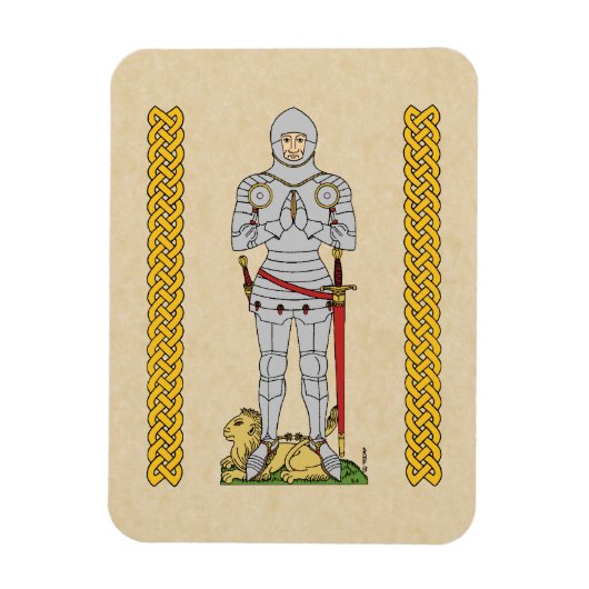 Magnet Flexible Cirque du Chevalier Médiéval Anglais 1430 (Vertical)