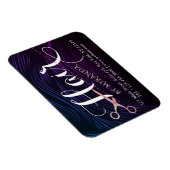 Magnet Flexible Ciseaux Rose Gold Coiffeur Coiffeuse Beauté (Côté Droit)