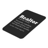 Magnet Flexible Citation amusante de l'agent immobilier Realtor (Côté Gauche)