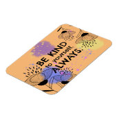 Magnet Flexible Citation artistique florale colorée (Côté Gauche)