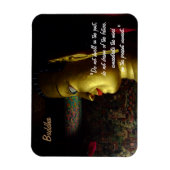 Magnet Flexible Citation de Bouddha et Bouddha de Compassion / Méd (Vertical)