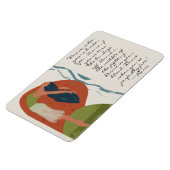 Magnet Flexible Citation de danse Rumi avec danseuse (Côté Gauche)