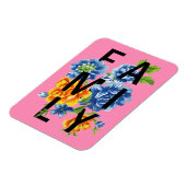 Magnet Flexible Citation de famille florale (Côté Gauche)