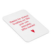 Magnet Flexible Citation de Fête des pères amusante pour Bonus Pap (Côté Droit)