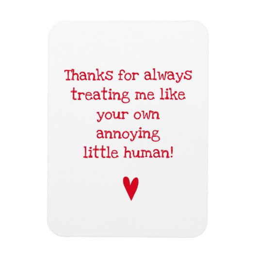 Magnet Flexible Citation de Fête des pères amusante pour Bonus Pap (Vertical)