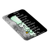 Magnet Flexible Citation de Frankenstein's Monster, Shelley Love & (Côté Droit)