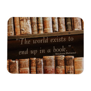 Magnet Flexible Citation de inspiration de vieux livre