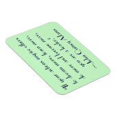 Magnet Flexible Citation de John Quincy Adams (Côté Droit)