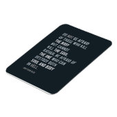 Magnet Flexible Citation de la Bible de foi chrétienne N'ayez pas  (Côté Gauche)