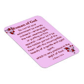 Magnet Flexible Citation de la femme de Dieu (Côté Droit)