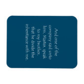 Magnet Flexible Citation de l'écriture Luc 12 13 (Horizontal)