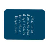 Magnet Flexible Citation de l'écriture Romains 8 31 (Horizontal)