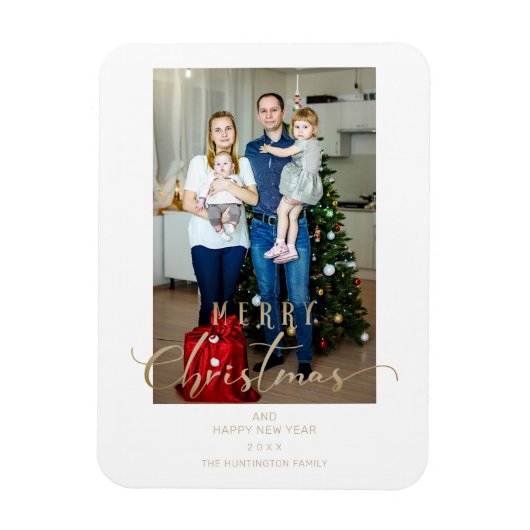 Magnet Flexible Citation de script fantaisiste de photo classique (Vertical)