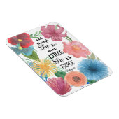 Magnet Flexible Citation de Shakespeare Elle est petite et aimant  (Côté Droit)