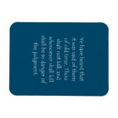 Magnet Flexible Citation d'écriture Matthew 5 21 (Horizontal)