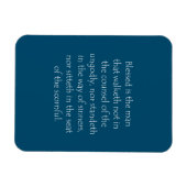 Magnet Flexible Citation des écritures Psaumes 1 1 (Horizontal)