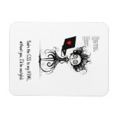 Magnet Flexible Citation d'Humour mignon Nerd Funny Valentines Jou (Horizontal)