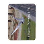 Magnet Flexible Citation d'oiseaux en vol (Vertical)
