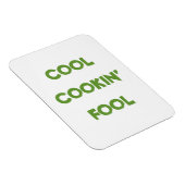 Magnet Flexible Citation drôle de fou de cuisine cool (Côté Droit)