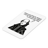 Magnet Flexible Citation drôle de Shakespeare (Côté Gauche)