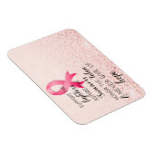 Magnet Flexible Citation inspirante de la sensibilisation au cance (Côté Droit)